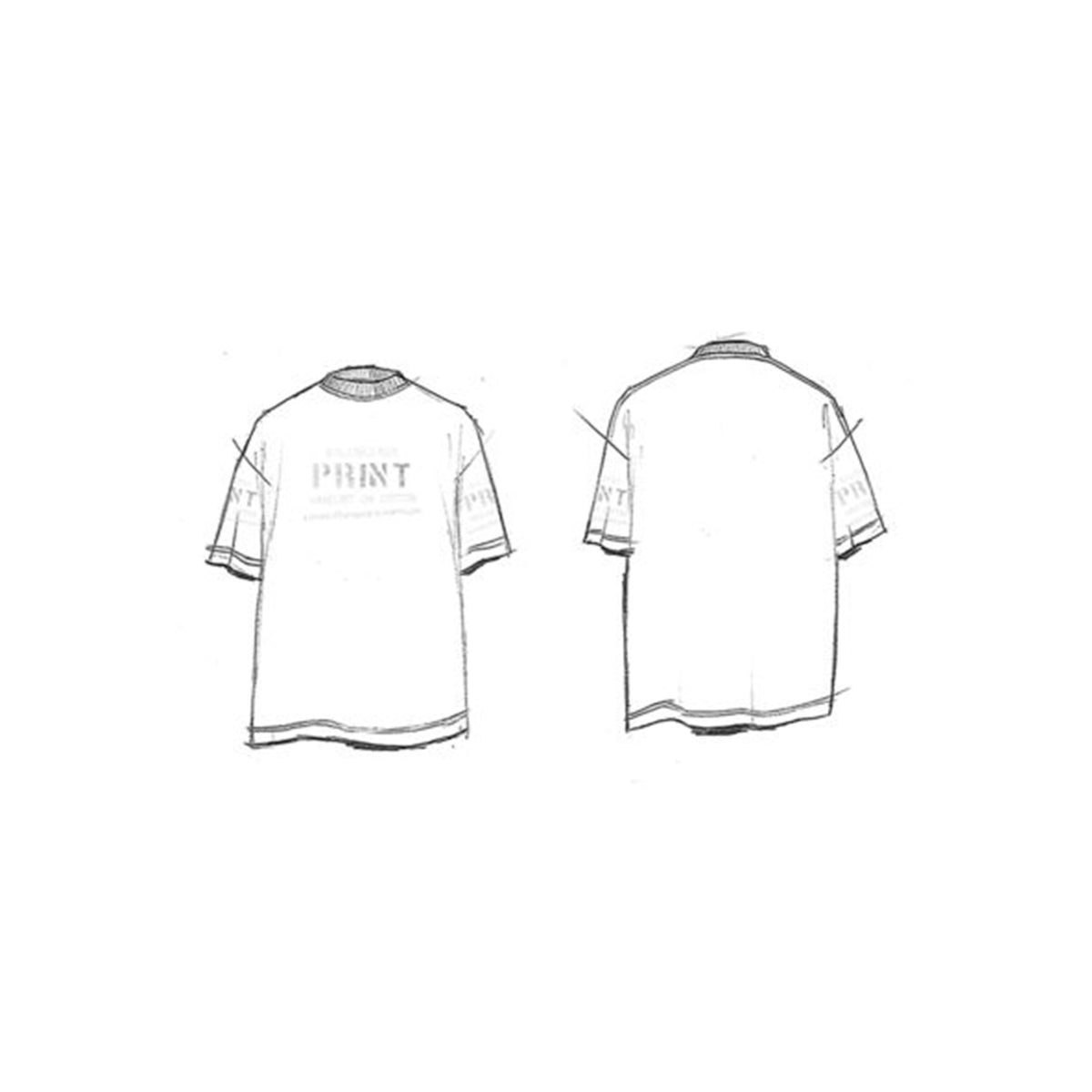 T-Shirt - Heather Grey & Black