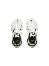 Balenciaga x Adidas Track Forum Low Top white & black Sneakers - White & Black