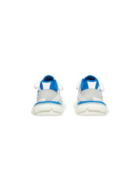 Balenciaga x Adidas Track Forum Low Top white & blue Sneakers - White & Blue