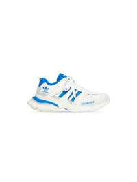 Balenciaga x Adidas Track Forum Low Top white & blue Sneakers - White & Blue