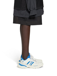 Balenciaga x Adidas Track Forum Low Top white & blue Sneakers - White & Blue