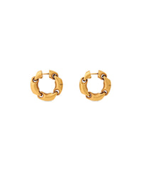Solid 2. Earrings - Antique Gold