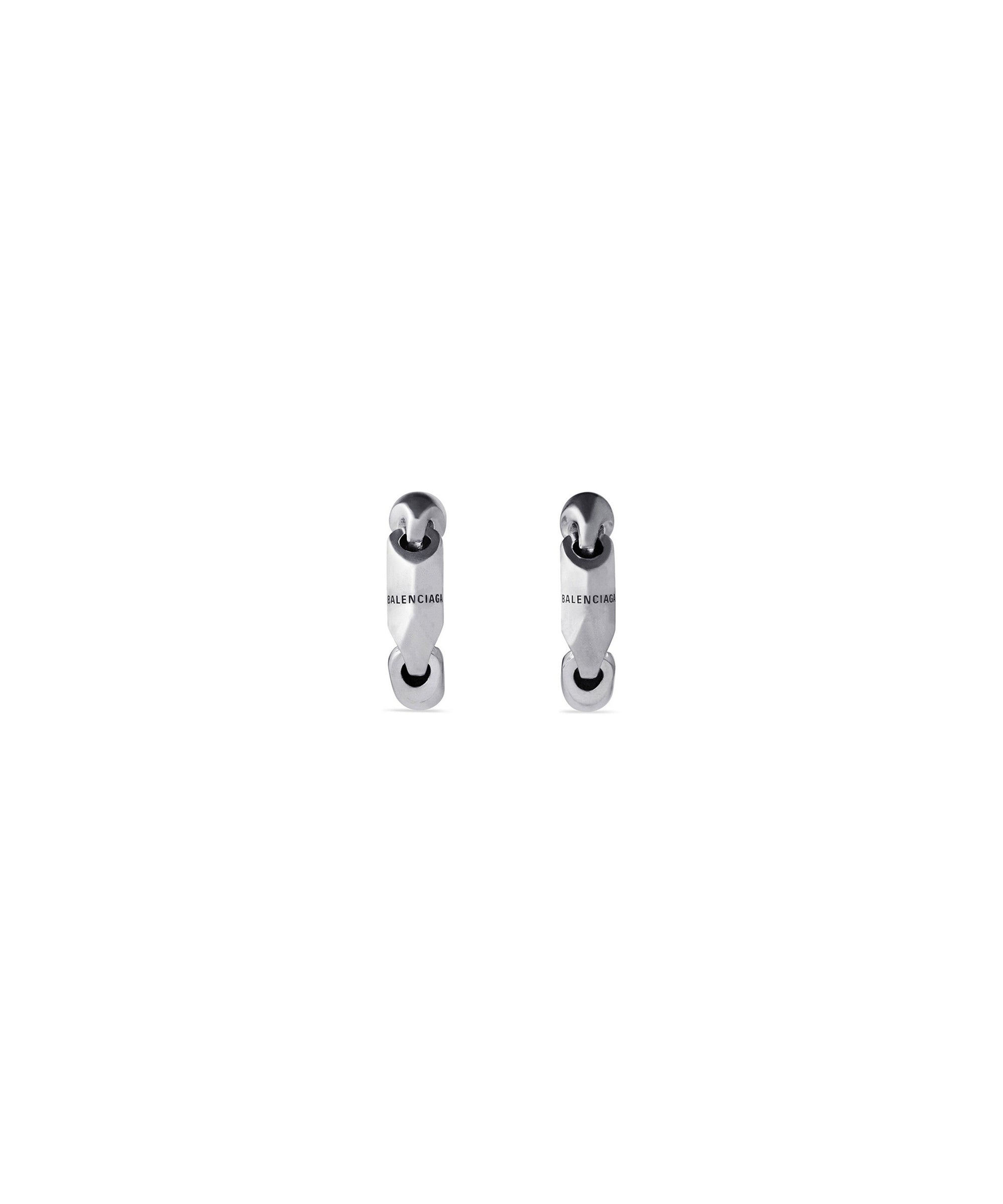 Solid 2. Earrings - Silver