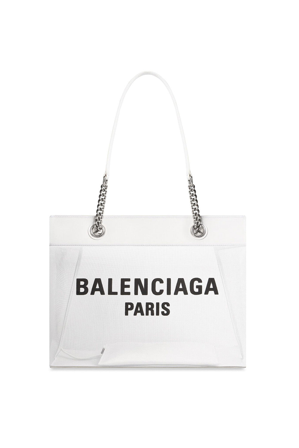 Duty Free white & black Medium Tote Bag - White & Black