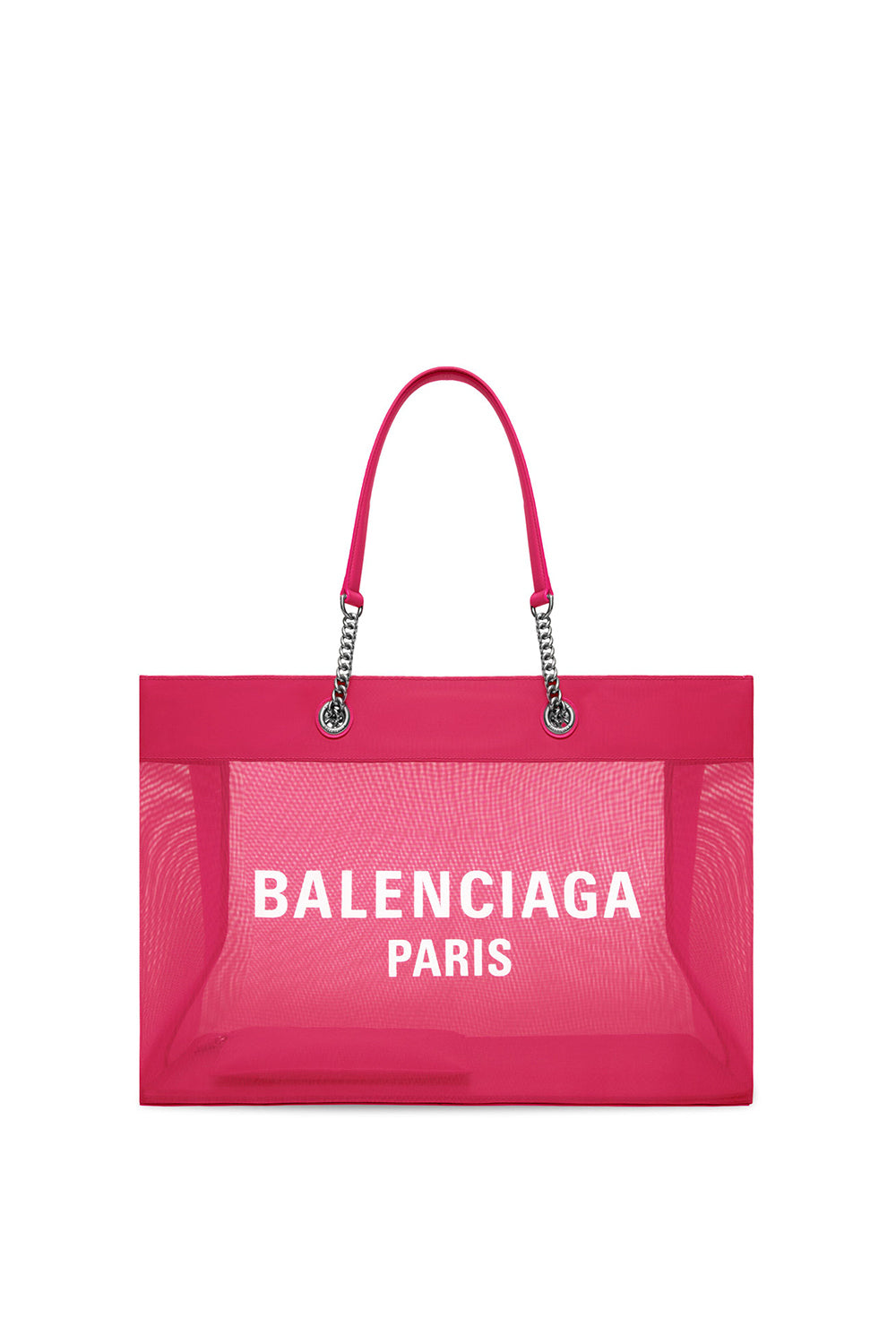 Duty Free fuchsia & white Large Tote Bag - Fuchsia & White