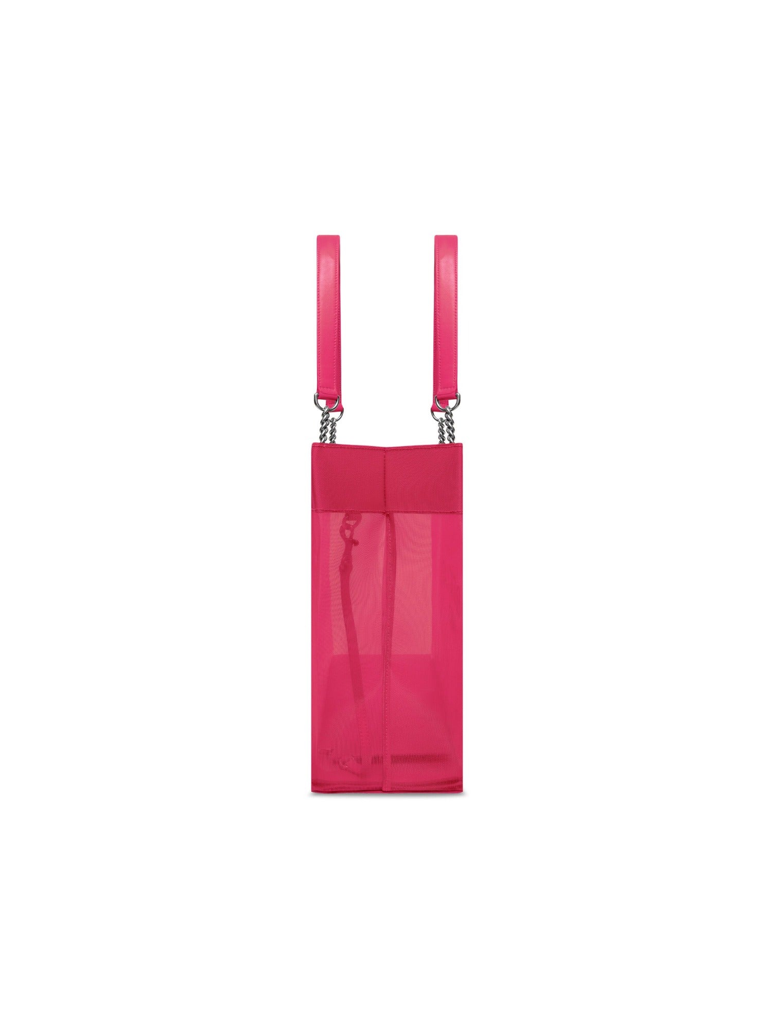 Duty Free fuchsia & white Large Tote Bag - Fuchsia & White