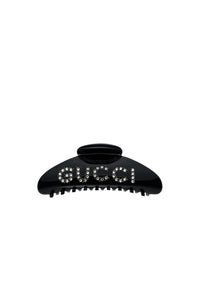Original GG crystal & black Hairgrip - Crystal & Black