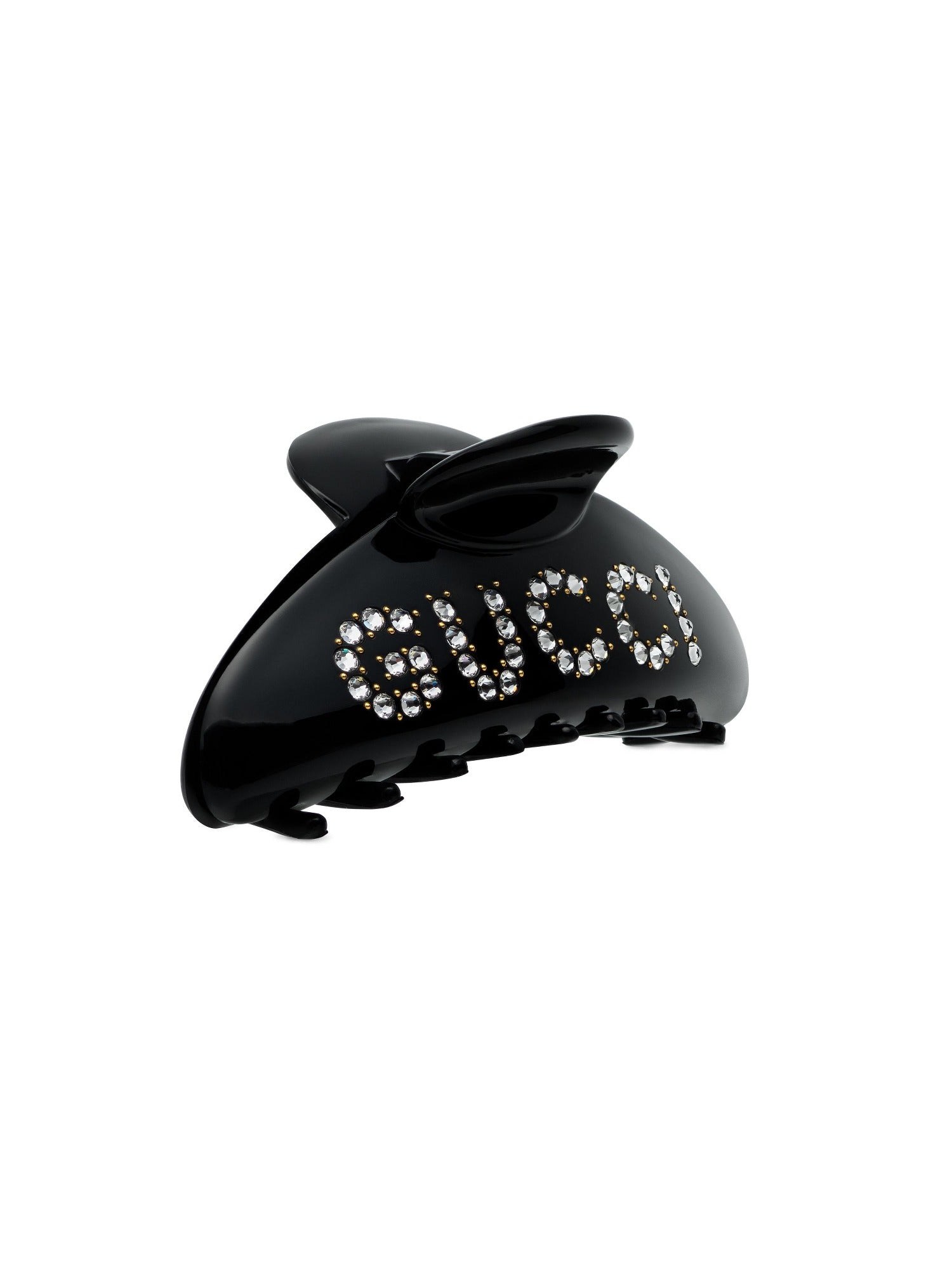 Original GG crystal & black Hairgrip - Crystal & Black