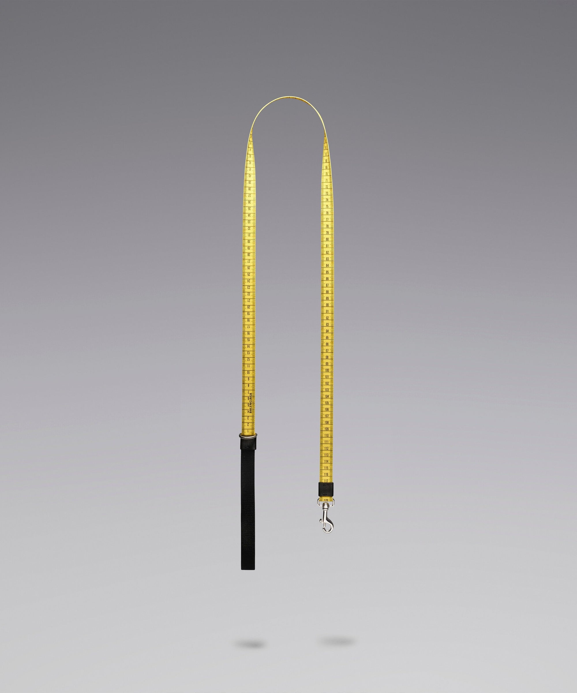 Dog Leash - Yellow & Black & Nickel
