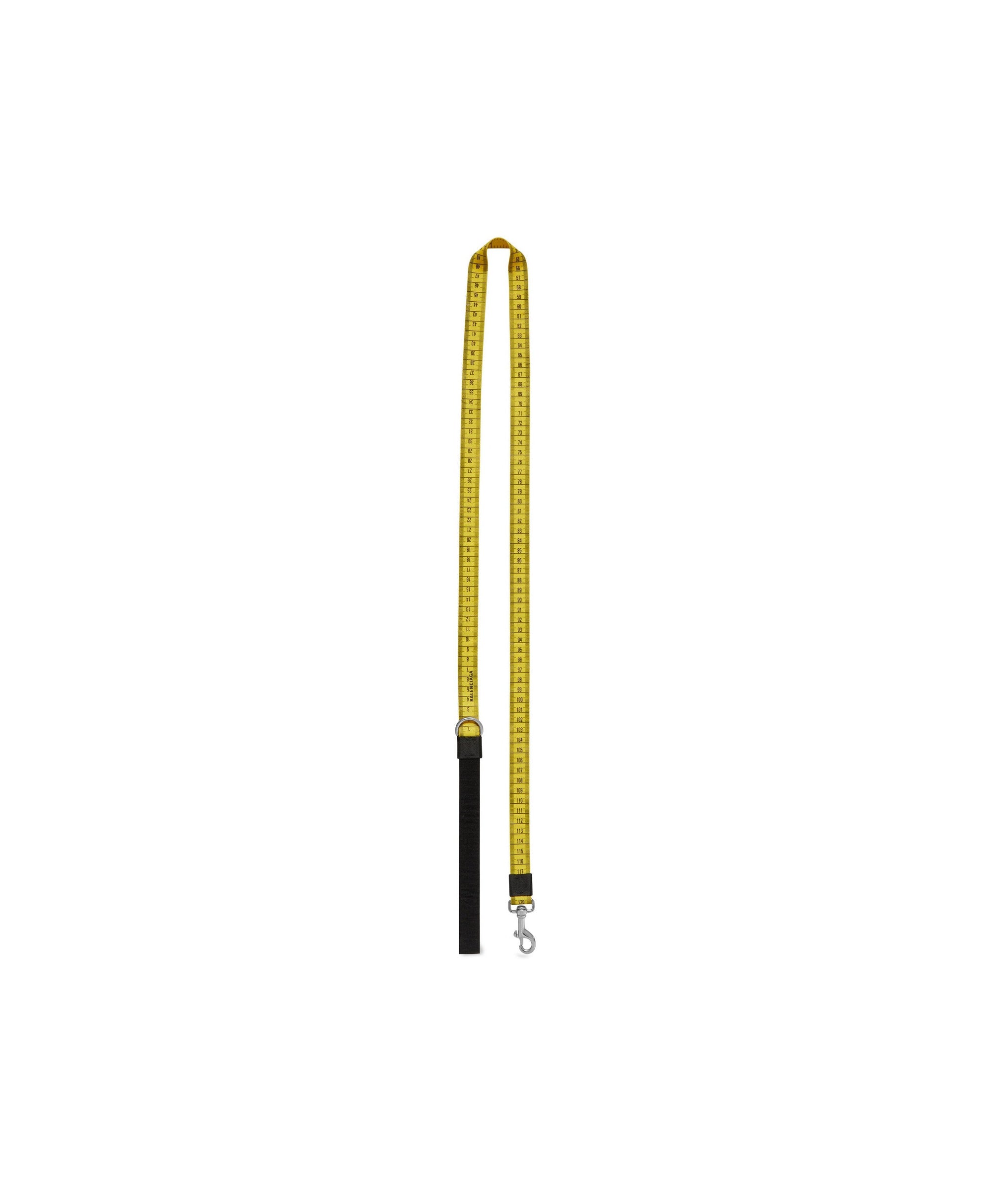 Dog Leash - Yellow & Black & Nickel