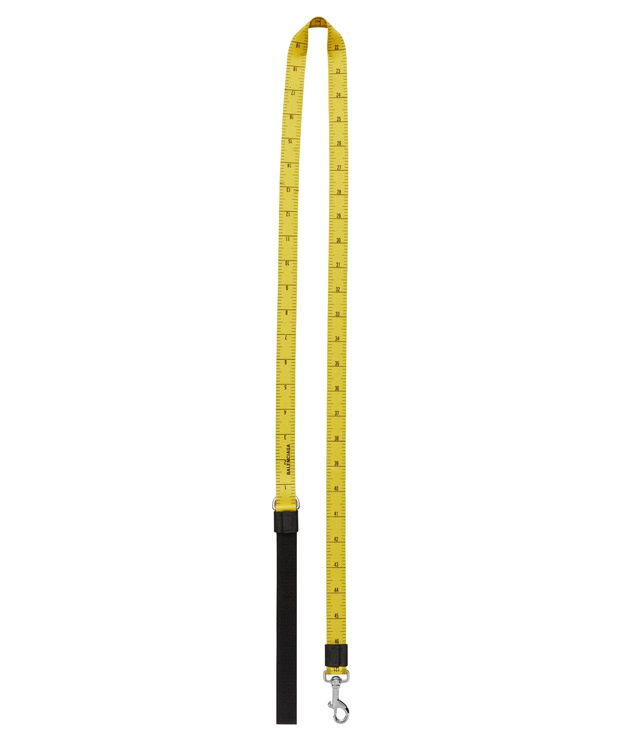 Dog Leash - Yellow & Black & Nickel