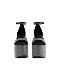 Camden 160mm with rhinestones black 160mm Sandals - Black