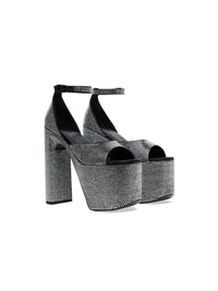Camden 160mm with rhinestones black 160mm Sandals - Black