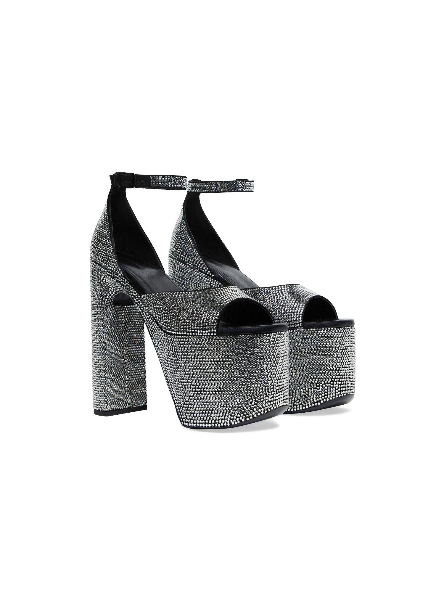 Camden 160mm with rhinestones black 160mm Sandals - Black