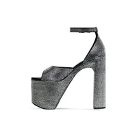 Camden 160 Sandals With Rhinestones - Black & Crystal