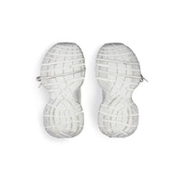 3XL Mules - White & Eggshell