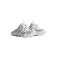 3XL Mules - White & Eggshell