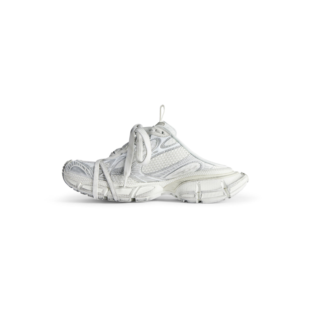 3XL Mules - White & Eggshell