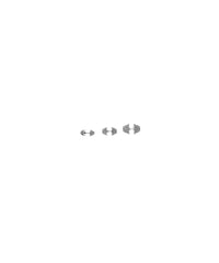 CAGOLE / Cagole Earrings Set - Silver & Crystal