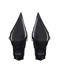 Cagole Over-The-Knee 90 Boots - Black & Aged Nikel