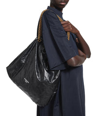 Crush Tote Bag Medium - Black