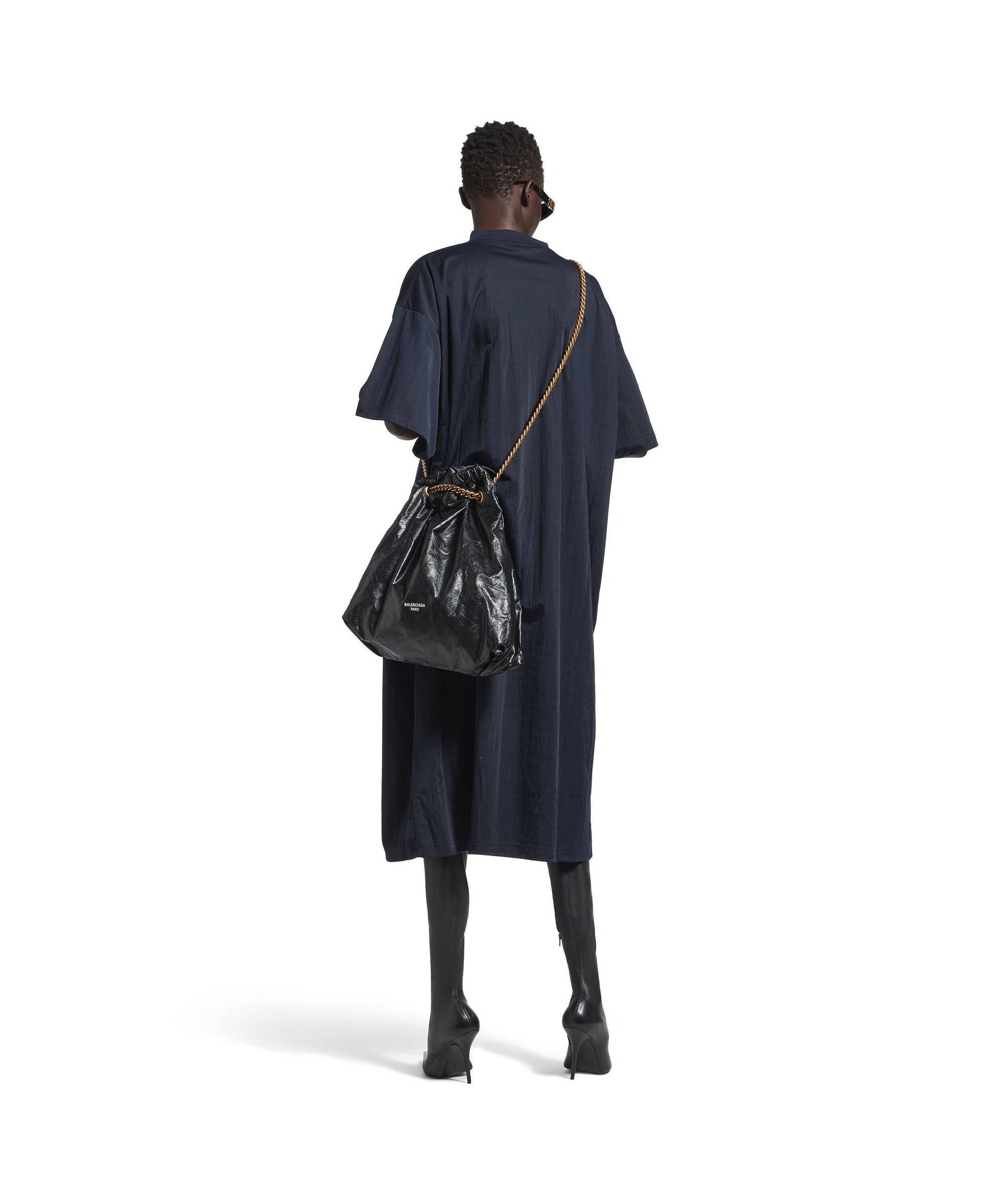 Crush Tote Bag Medium - Black