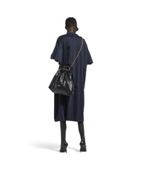 Crush Tote Bag Medium - Black