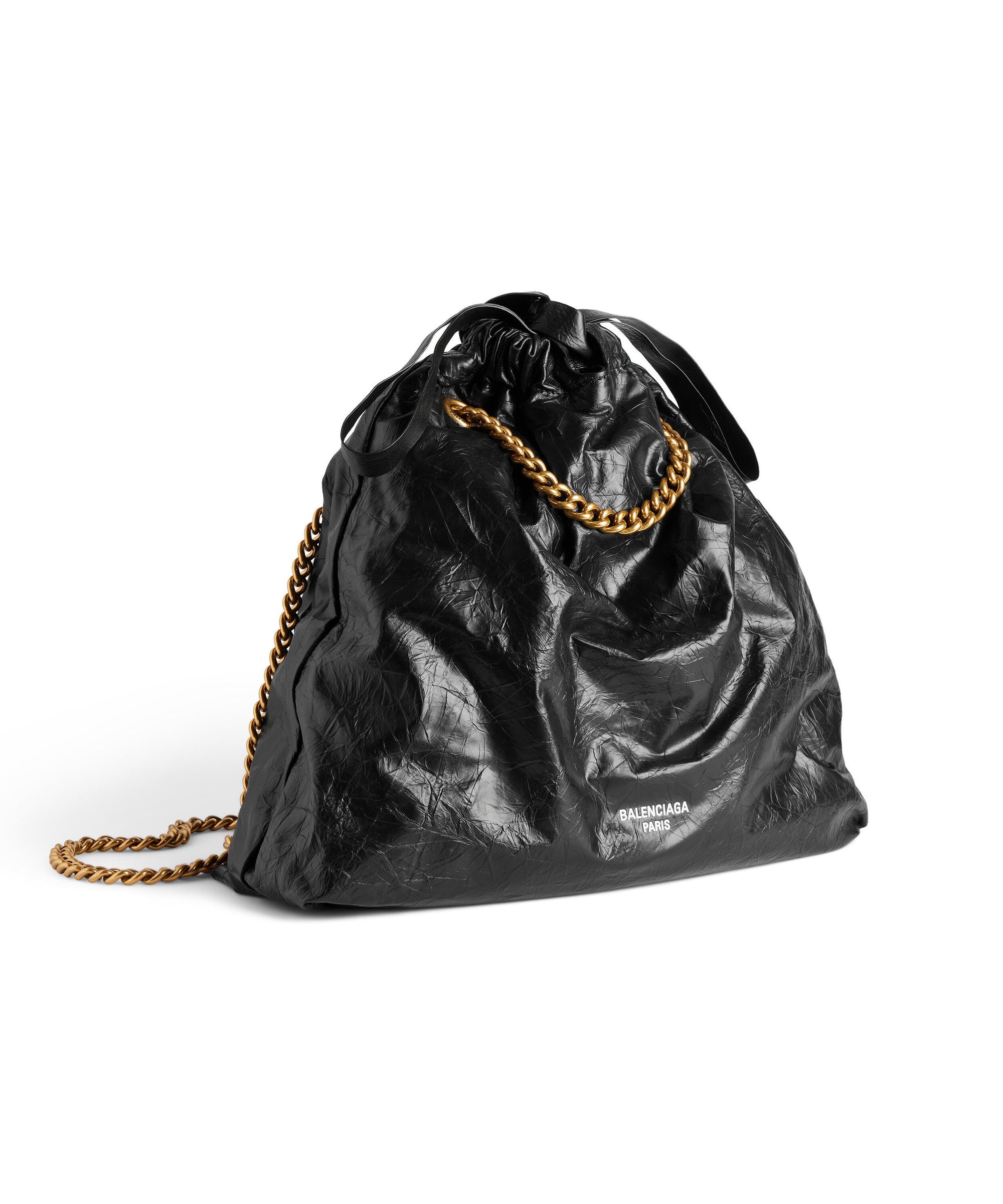 Crush Tote Bag Medium - Black