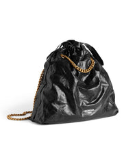 Crush Tote Bag Medium - Black