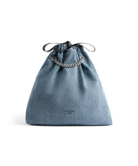 Crush Tote Bag Medium - Denim Blue