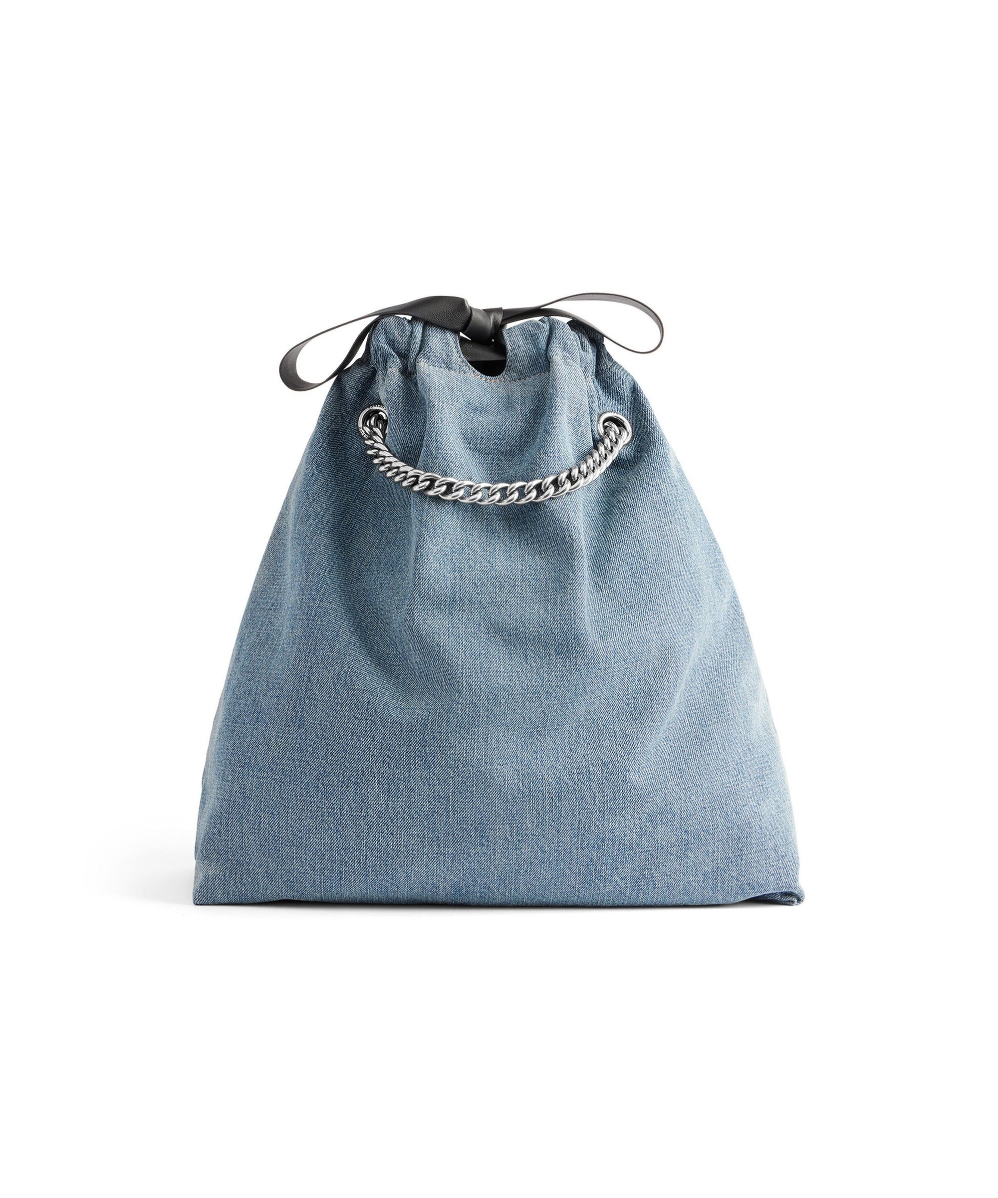 Crush Tote Bag Medium - Denim Blue