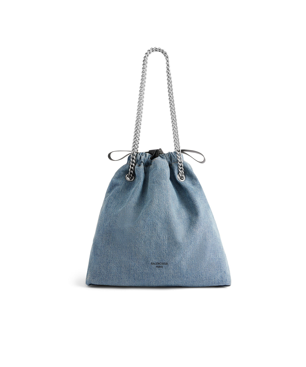 Crush Tote Bag Medium - Denim Blue