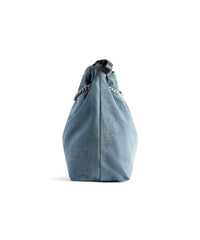 Crush Tote Bag Medium - Denim Blue