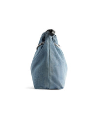 Crush Tote Bag Medium - Denim Blue