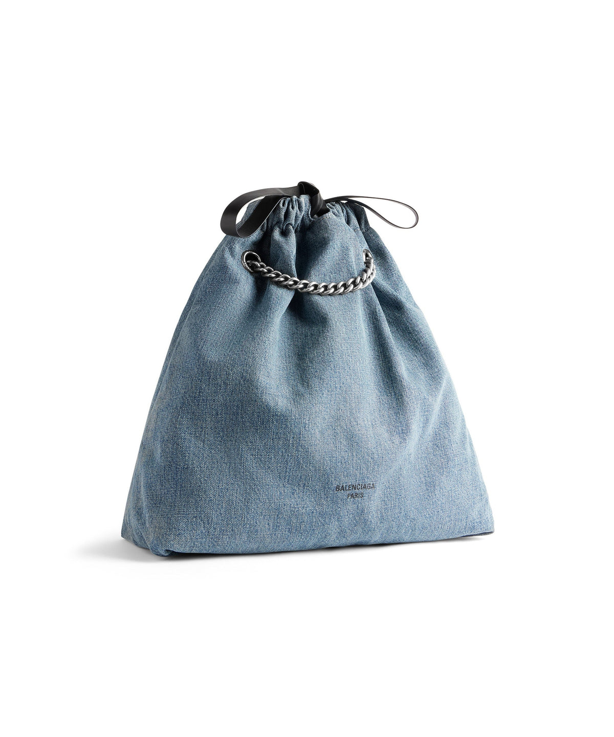 Crush Tote Bag Medium - Denim Blue