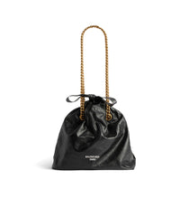 Crush Tote Bag Small - Black