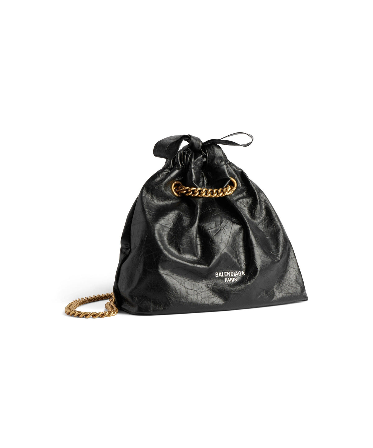 Crush Tote Bag Small - Black