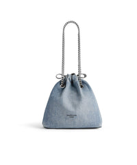 Crush Tote Bag Small - Denim Blue