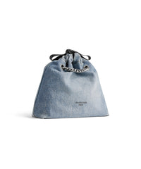 Crush Tote Bag Small - Denim Blue