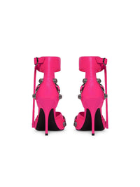 Cagole fluo pink 110mm Sandals - Fluo Pink