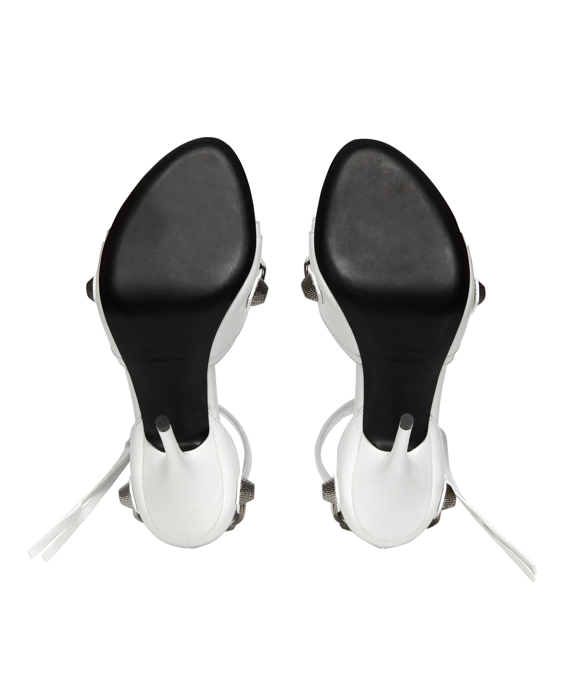Cagole 110 Sandals - Optic White & Silver