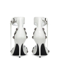 Cagole 110 Sandals - Optic White & Silver