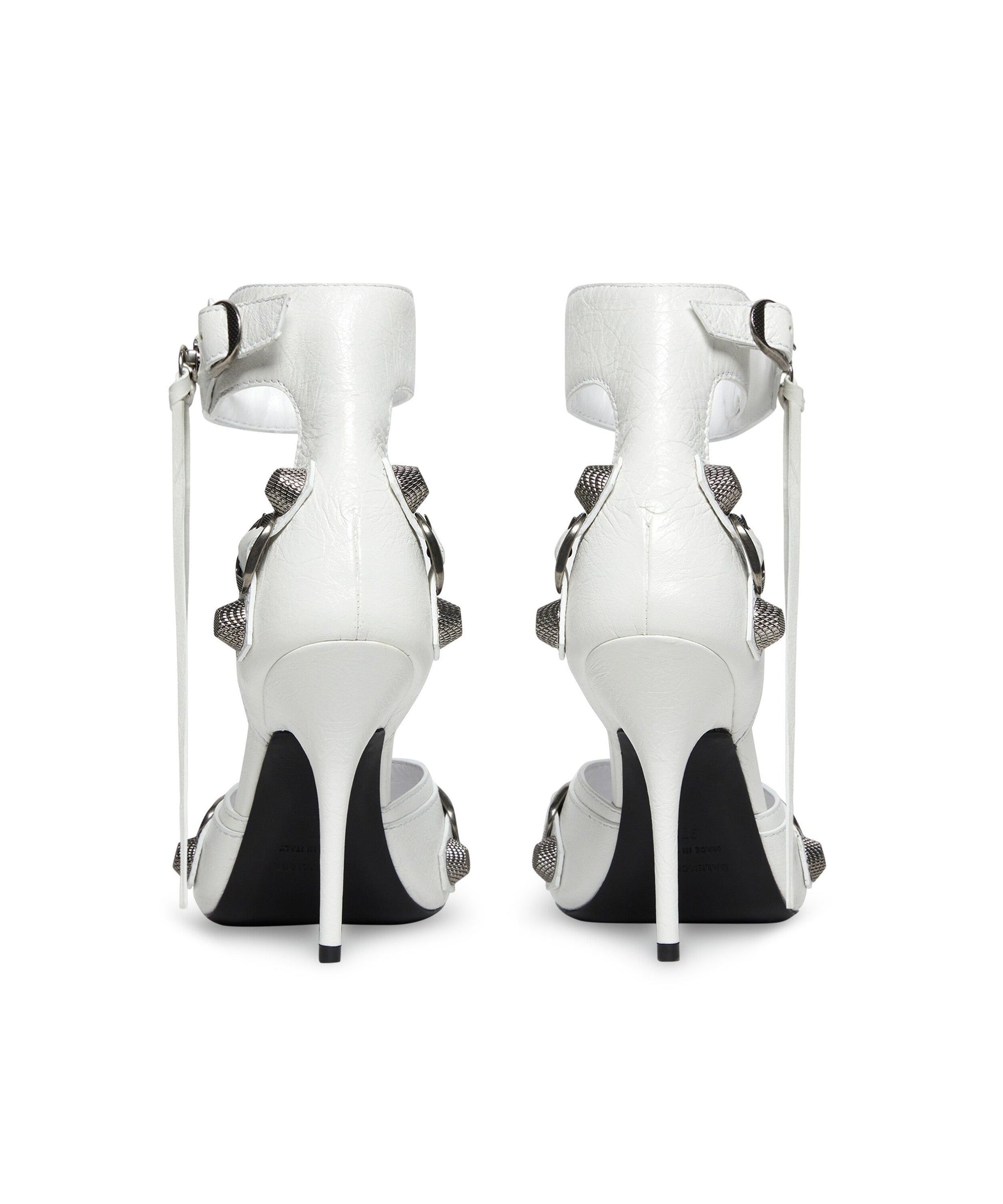 Cagole 110 Sandals - Optic White & Silver