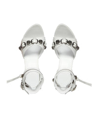 Cagole 110 Sandals - Optic White & Silver