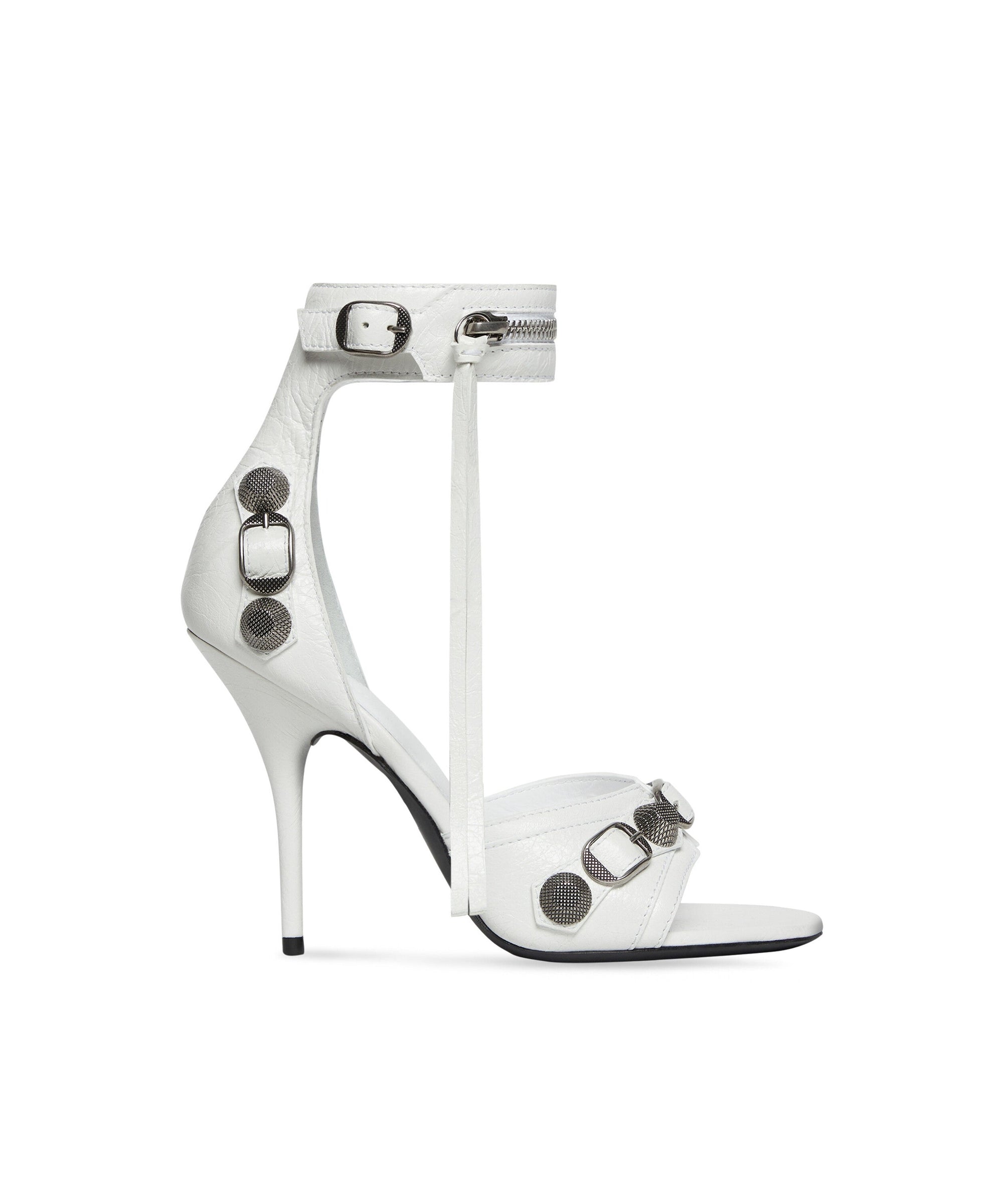 Cagole 110 Sandals - Optic White & Silver