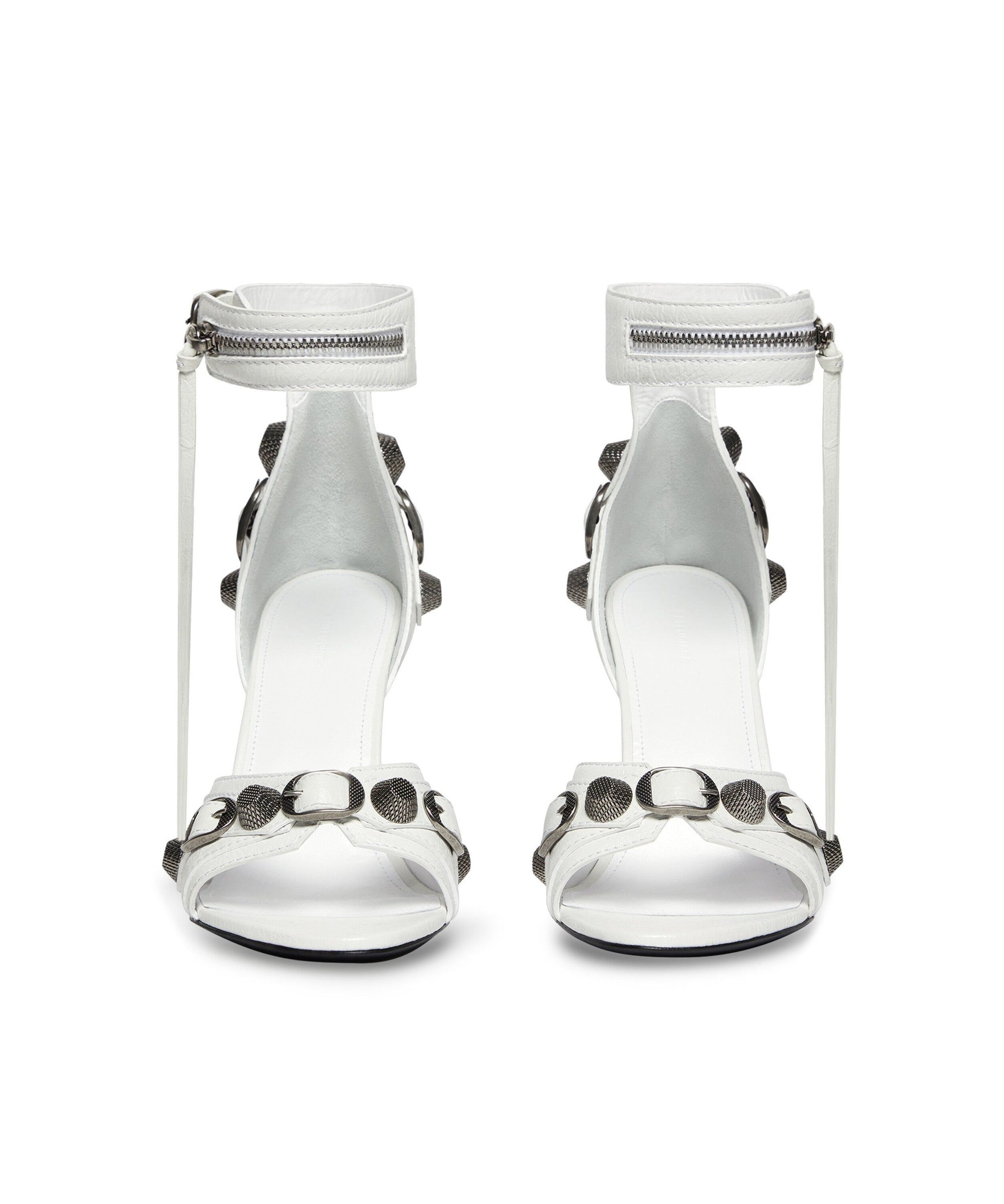 Cagole 110 Sandals - Optic White & Silver