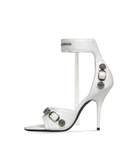 Cagole 110 Sandals - Optic White & Silver