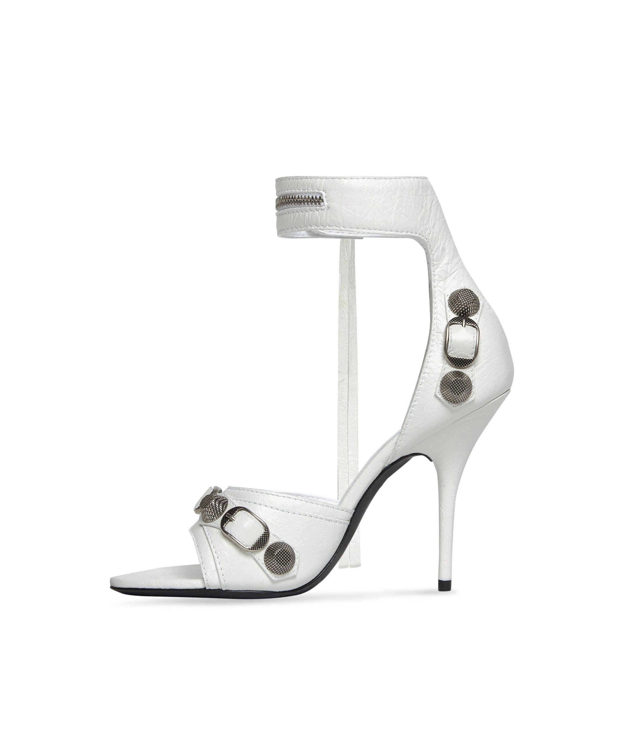 Cagole 110 Sandals - Optic White & Silver