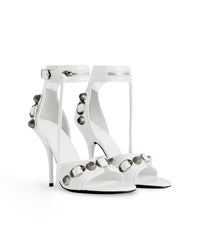 Cagole 110 Sandals - Optic White & Silver