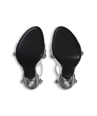 Cagole 110 Sandals Metallized - Silver